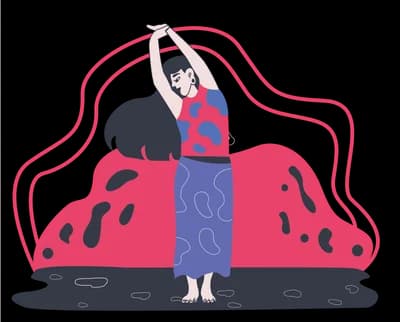 Mountain Pose with Side Bend