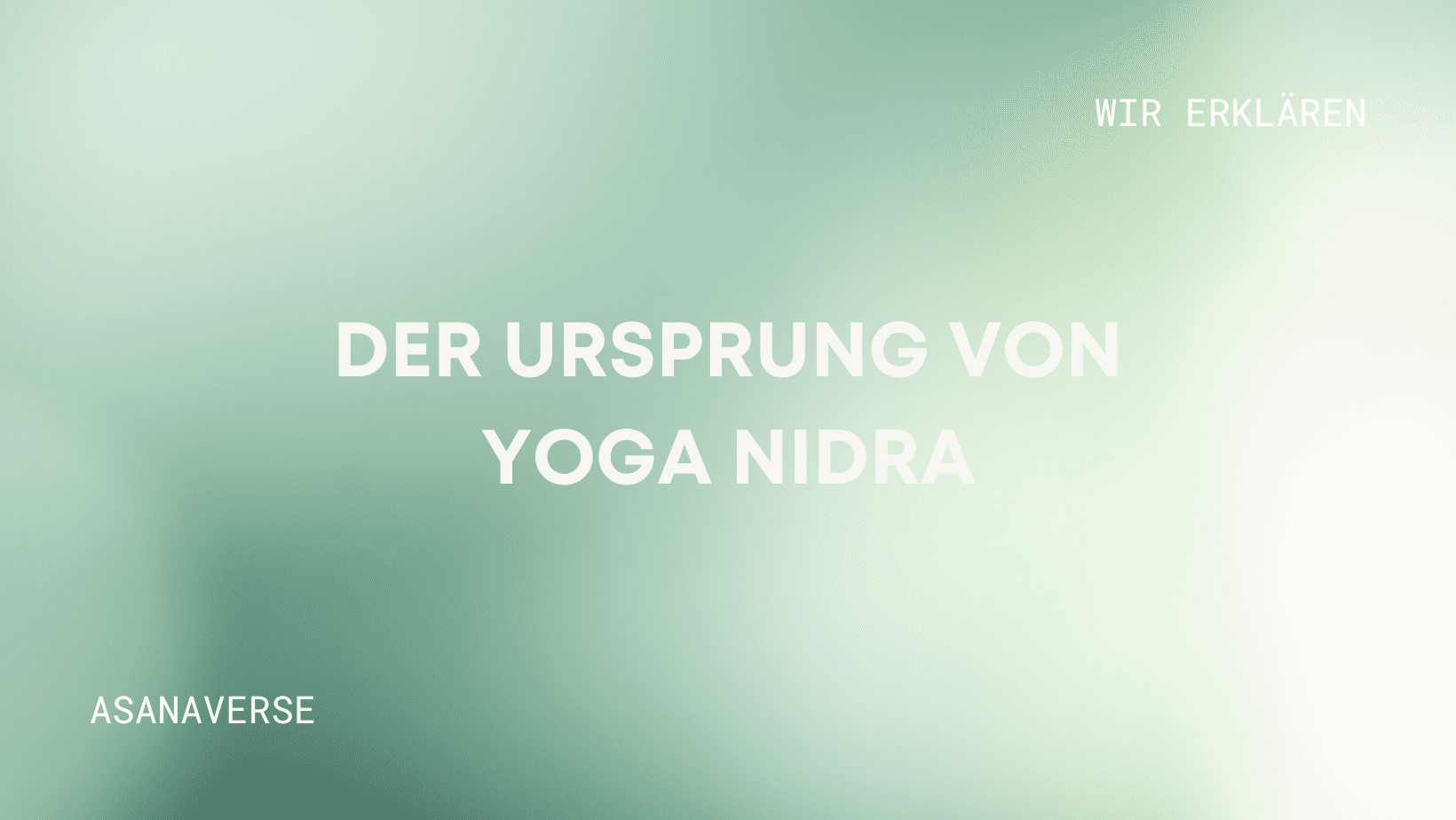 Inner Stillness Like Vishnu: The Origin of Yoga Nidra
