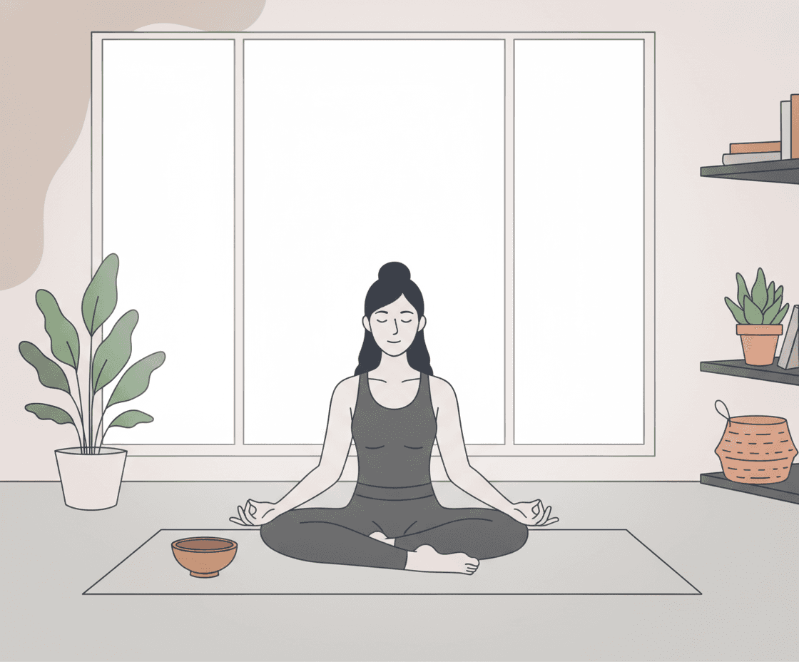 Yoga für Konzentration am Nachmittag: Wie ein 5-Minuten-Flow dein Gehirn wieder fokussiert